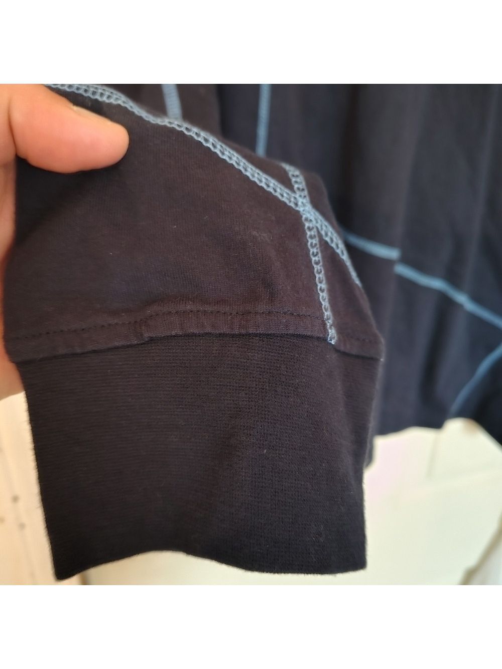 Staple Pigeon Blue/White Sherpa Logo Hooded Shirt - Picture 5 of 7